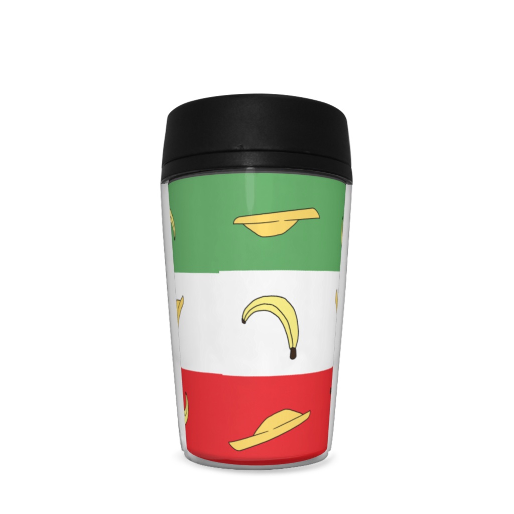 帽子とバナナのタンブラー