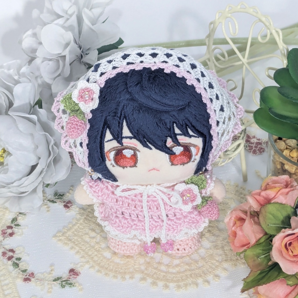 ワンピース(苺/スイートベリー)|一緒に暮らすぬい対応サイズ