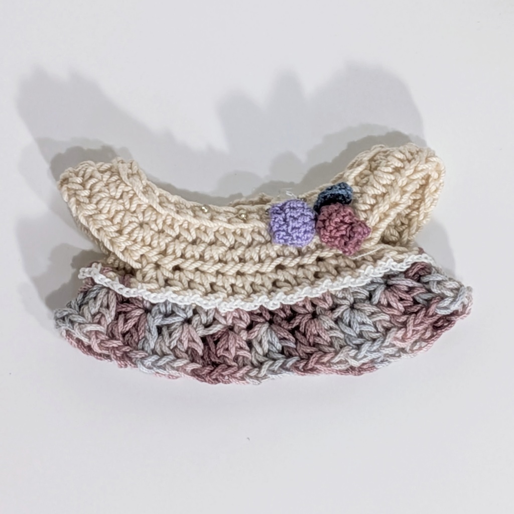 ワンピース(ブルーベリー/いろづき)|一緒に暮らすぬい対応サイズ