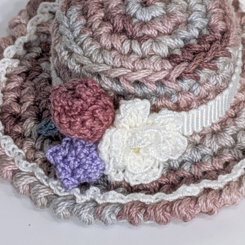 【選べる4色】ミニハット(ブーケ)|一緒に暮らすぬい対応サイズ