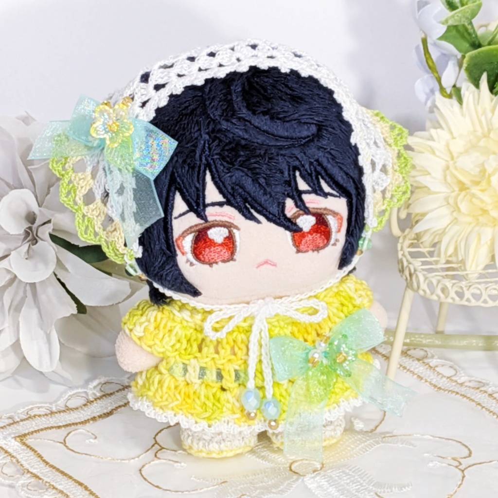 ワンピース(レモンブーケ)|一緒に暮らすぬい対応サイズ