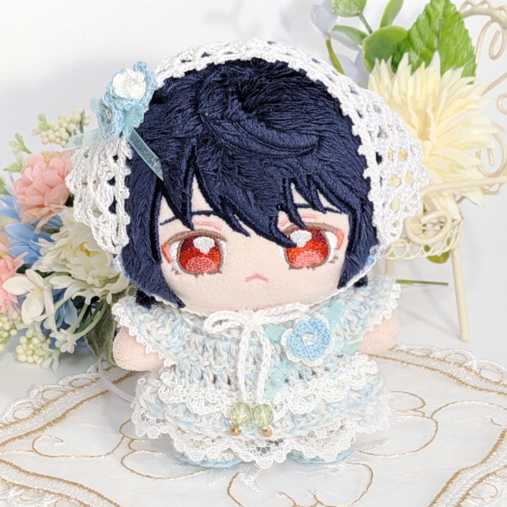 ワンピース（涼風／ミスティブルー）｜一緒に暮らすぬい対応サイズ