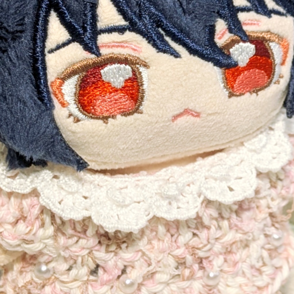 ワンピース(フレークモコ/ピーチ)|一緒に暮らすぬい対応サイズ