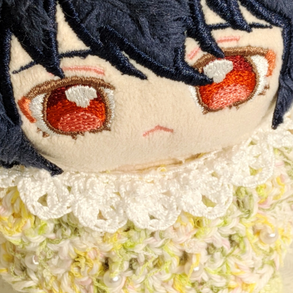 ワンピース(フレークモコ/ライム)|一緒に暮らすぬい対応サイズ