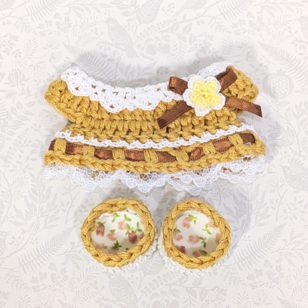 ワンピース（フルール／ミモザ）｜一緒に暮らすぬい対応サイズ