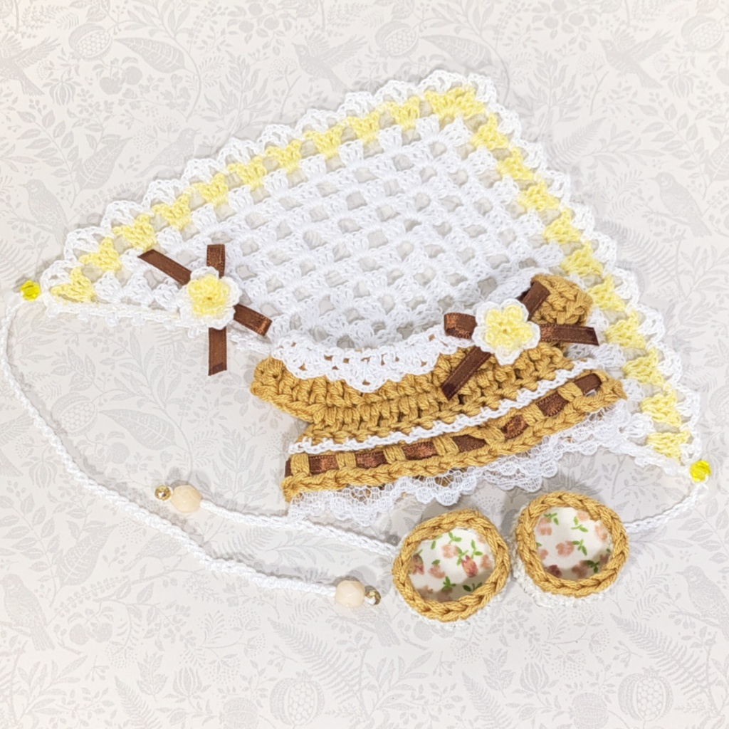 コーデセット(フルール/ミモザ)│一緒に暮らすぬい対応サイズ