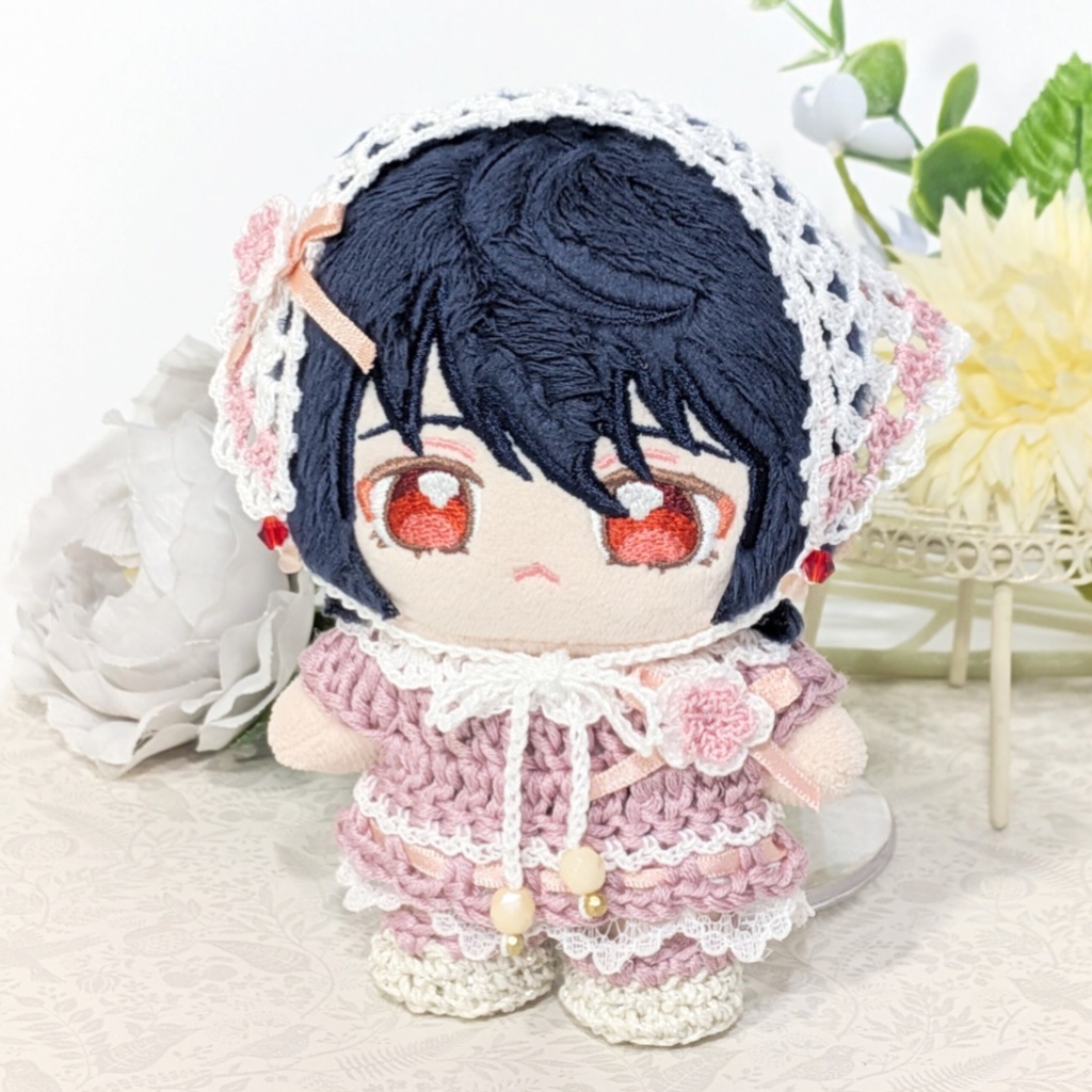 ワンピース(フルール/ローズ)│一緒に暮らすぬい対応サイズ