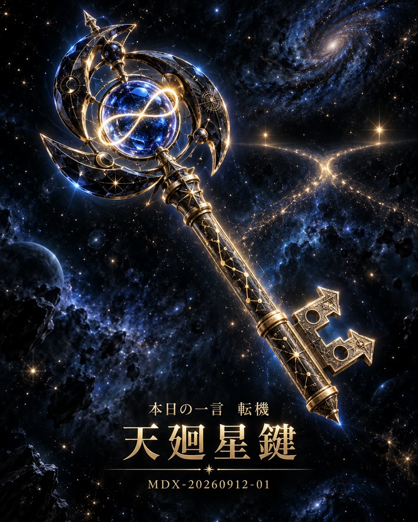 【一点物神器】天廻星鍵｜人生の転機を開く宇宙の鍵｜MDX-20260912-01