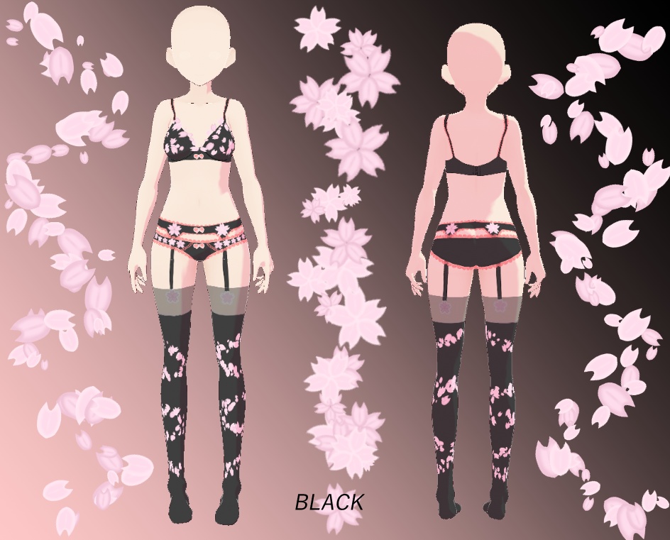 VRoid 下着セット(さくら)