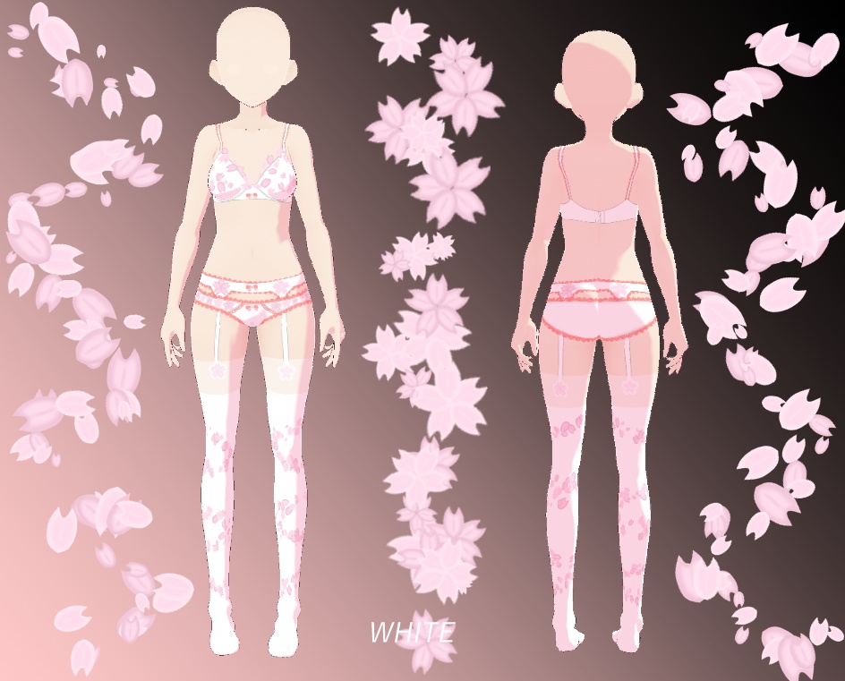 VRoid 下着セット(さくら)
