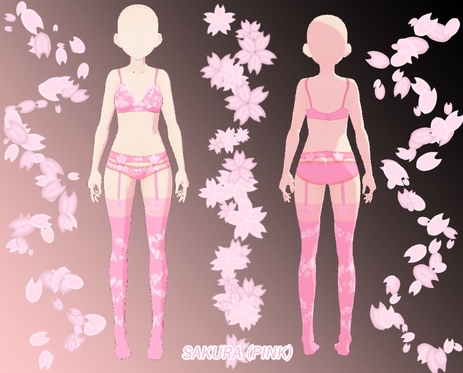 VRoid 下着セット(さくら)