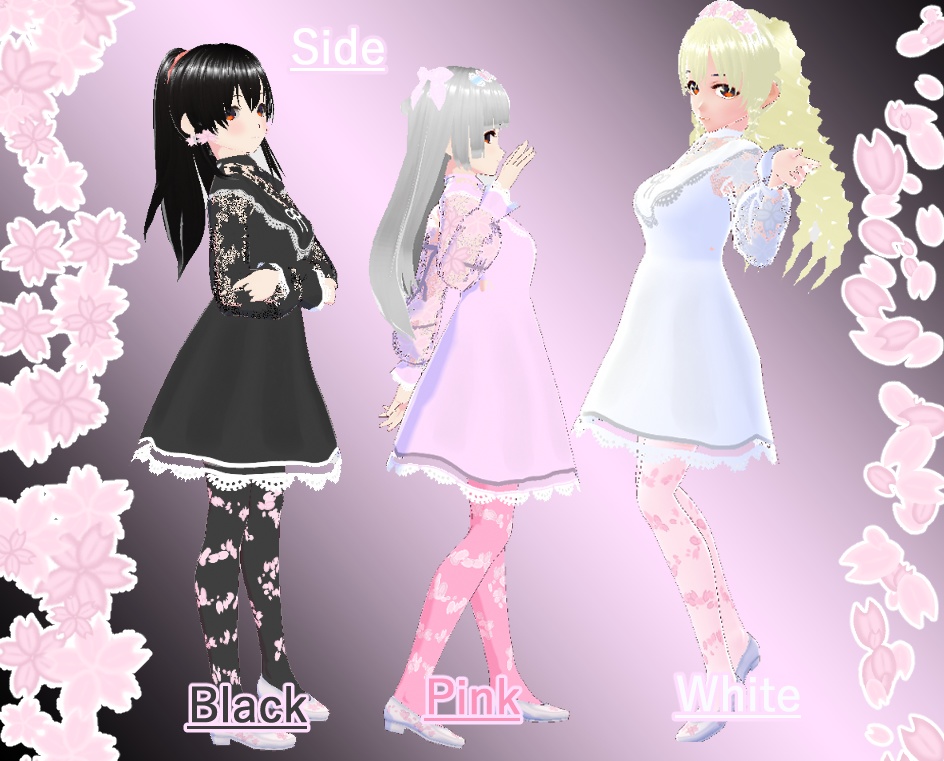 Vroid ワンピース さくら(6/27追加)