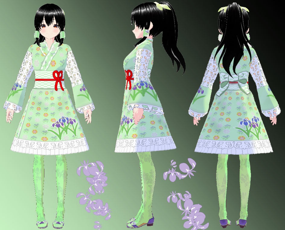 VRoid ワンピース あやめ