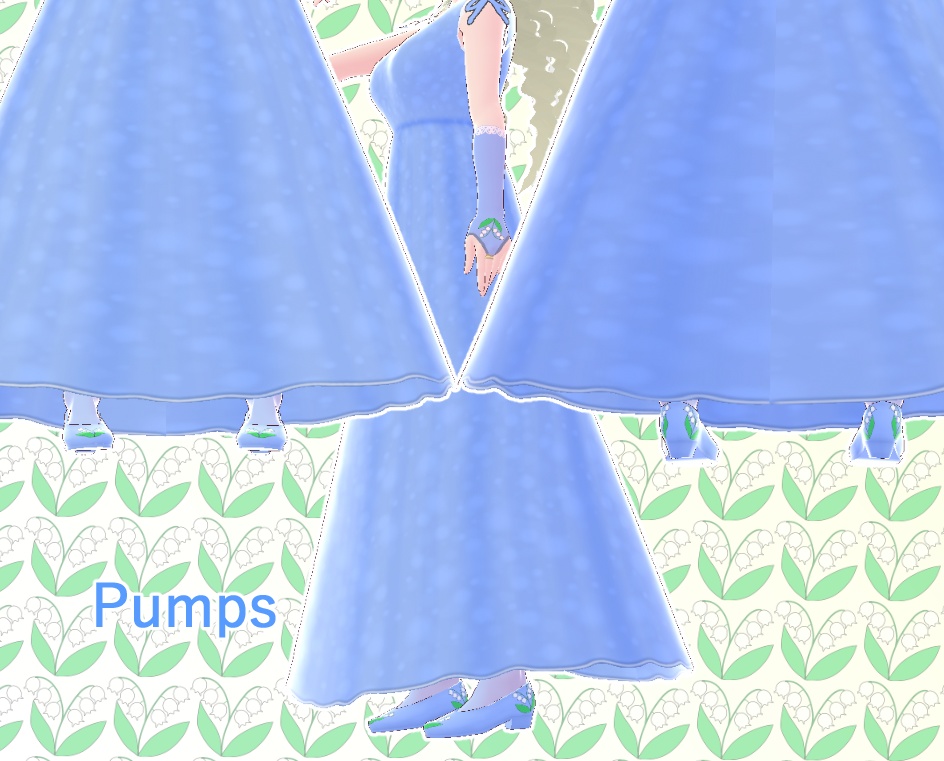 VRoid ドレス すずらん