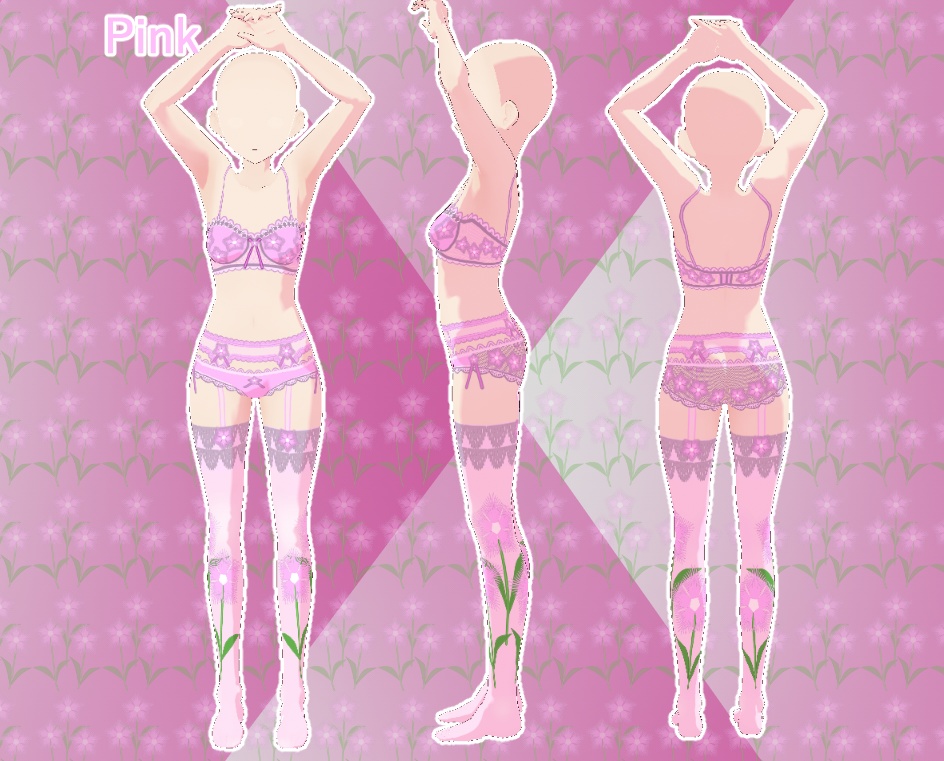 VRoid 下着セット(なでしこ)