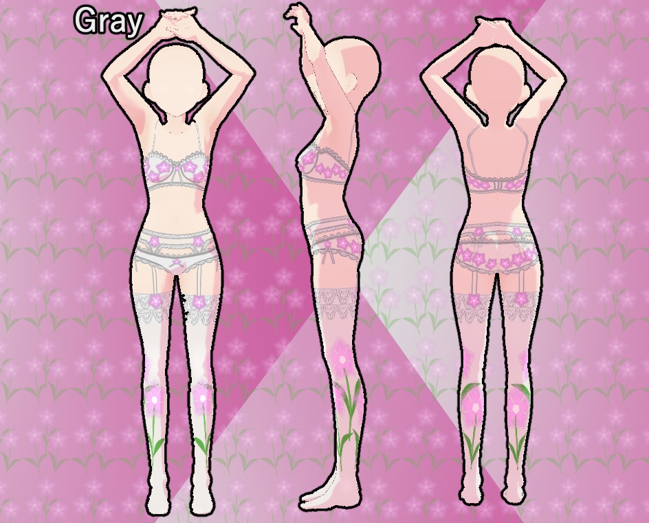 VRoid 下着セット(なでしこ)