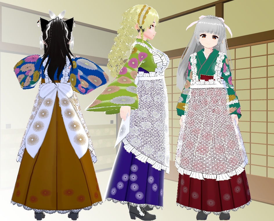 VRoid 和メイドさん