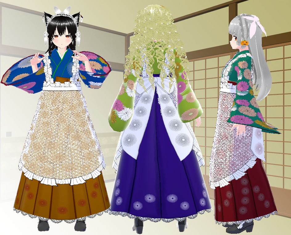 VRoid 和メイドさん