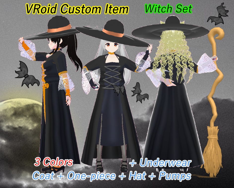 VRoid　魔女さん