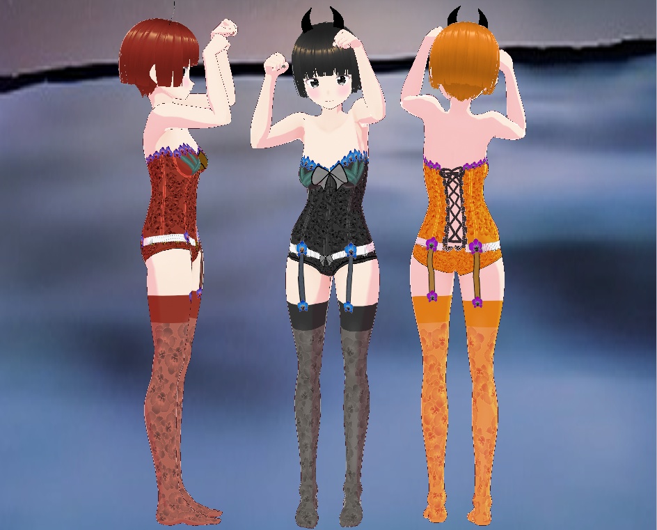 VRoid 下着セット(小悪魔ちゃん)