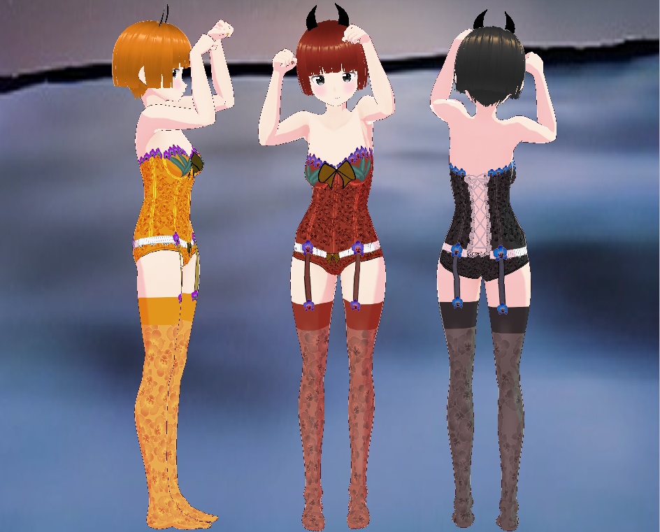 VRoid 下着セット(小悪魔ちゃん)
