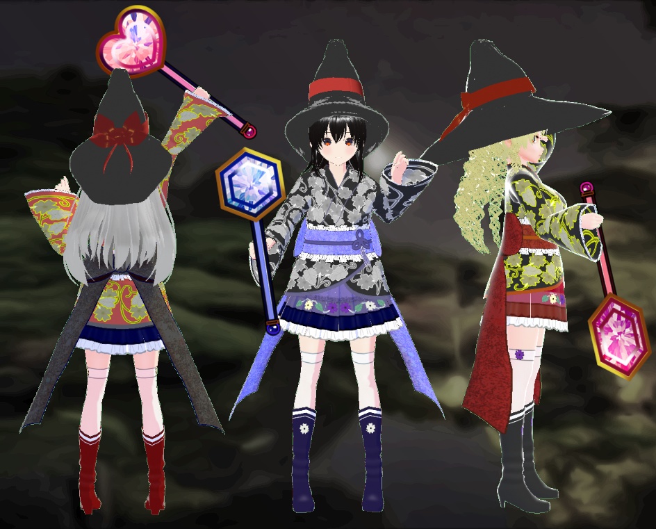 VRoid 和魔女さん