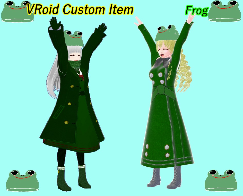 VRoid　￥０　かえる帽子
