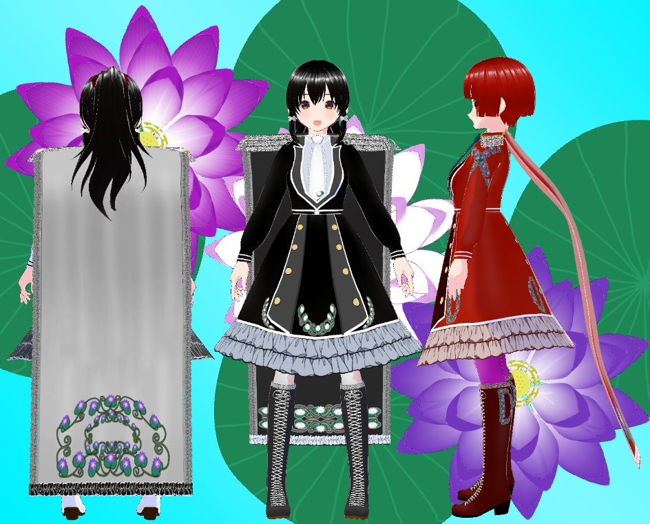 VRoid 伯爵夫人 ワンピースマント