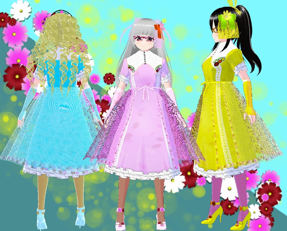 VRoid 夜会ドレス コスモス