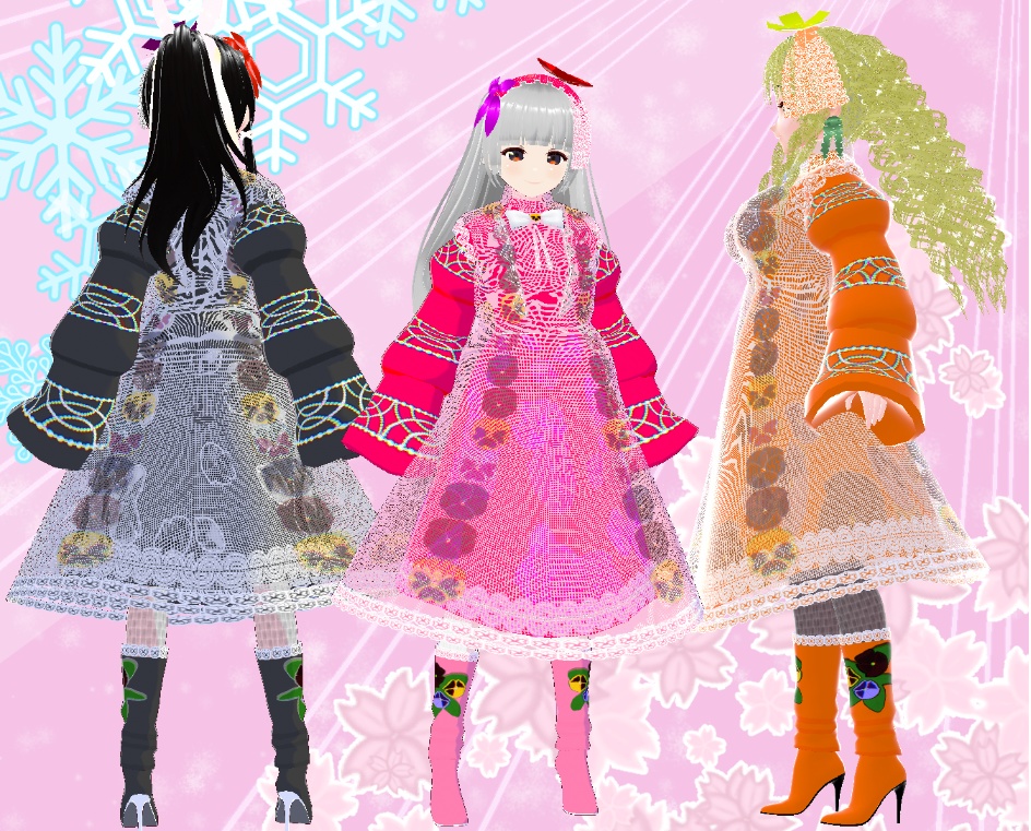 VRoid ワンピース パンジー