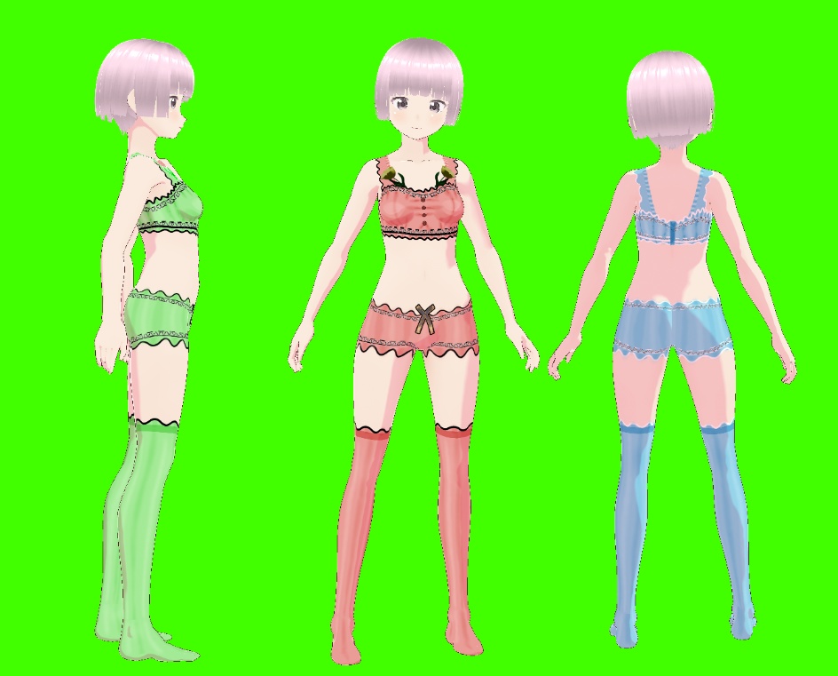 VRoid 下着セット チューリップ