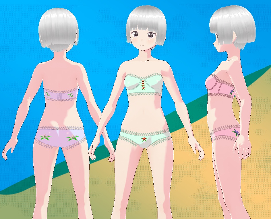 VRoid 下着セット 紅葉葵