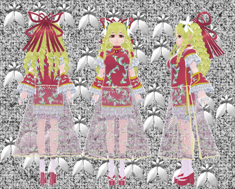 VRoid 格闘服 雪の下