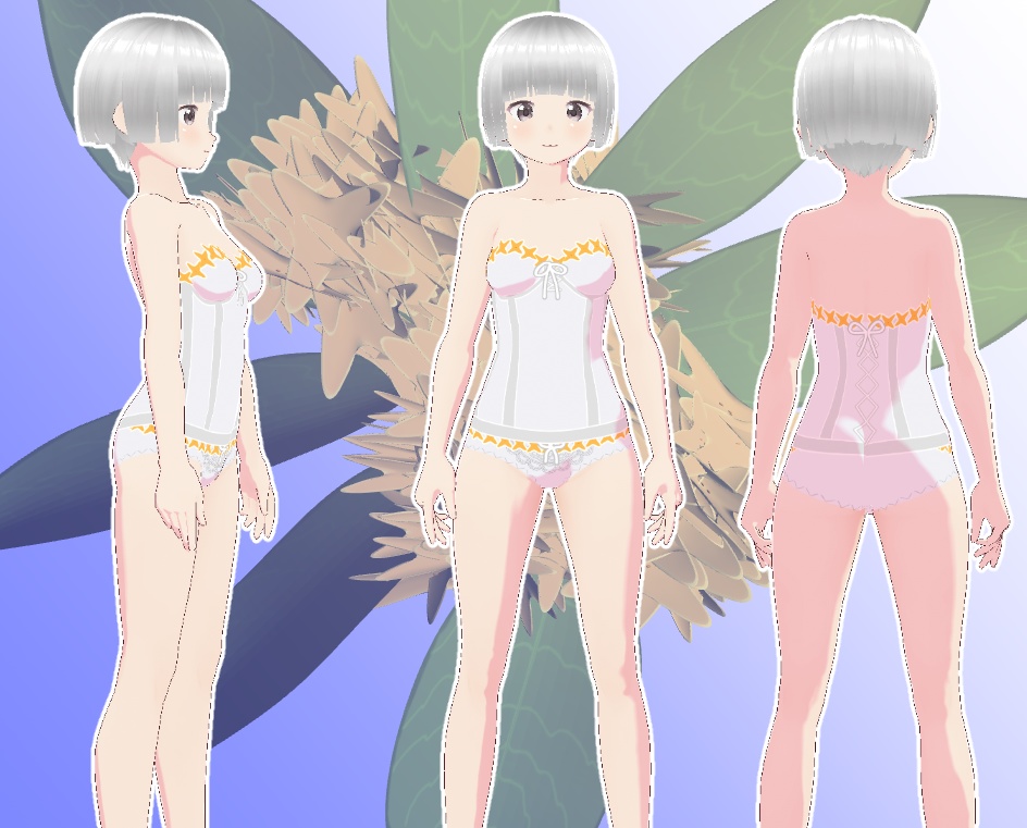 VRoid ドレス用インナーセット 金木犀