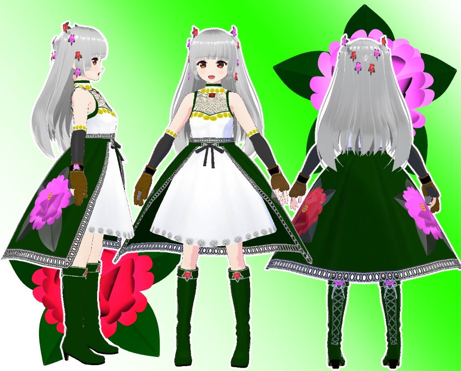 VRoid 弓使い サザンカ2