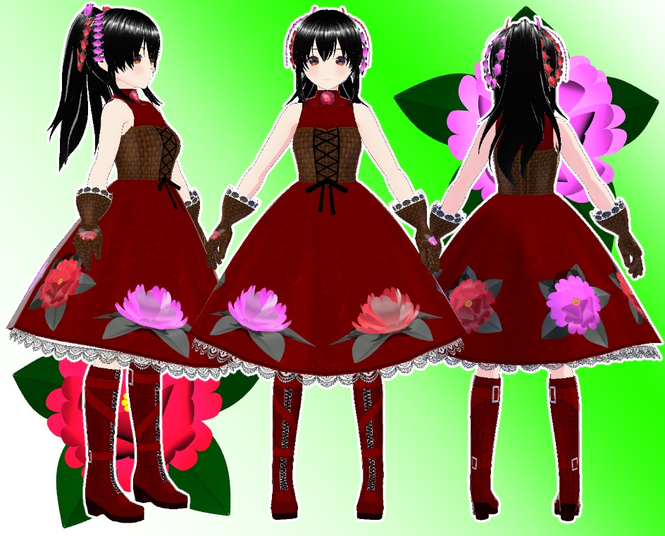 VRoid 戦士 サザンカ2