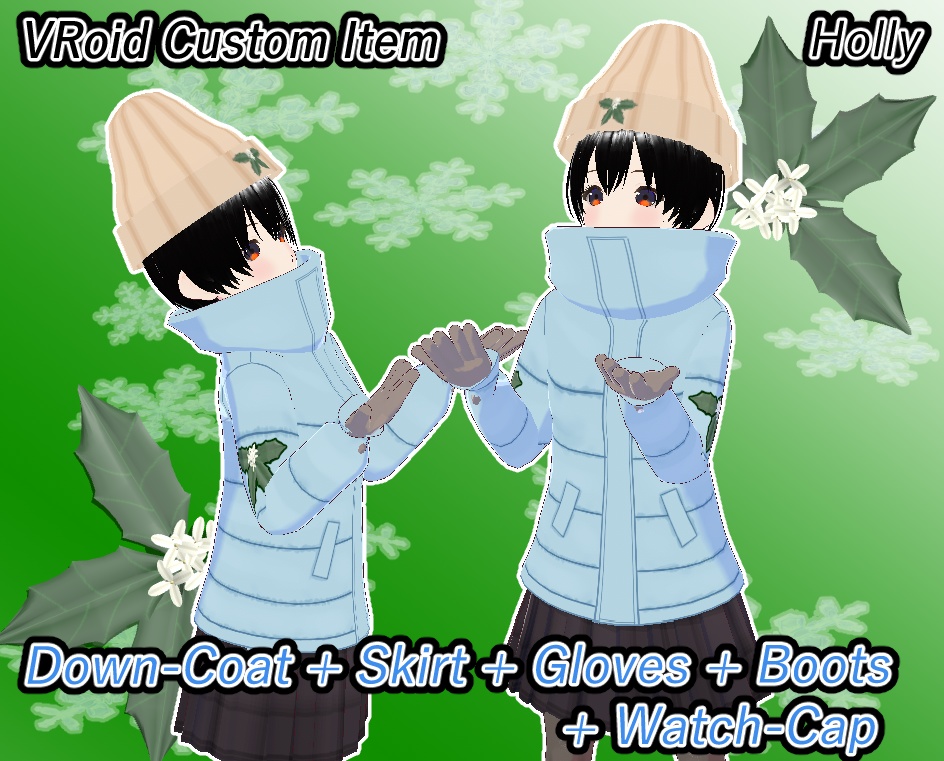 VRoid　りまの冬コーデ　柊