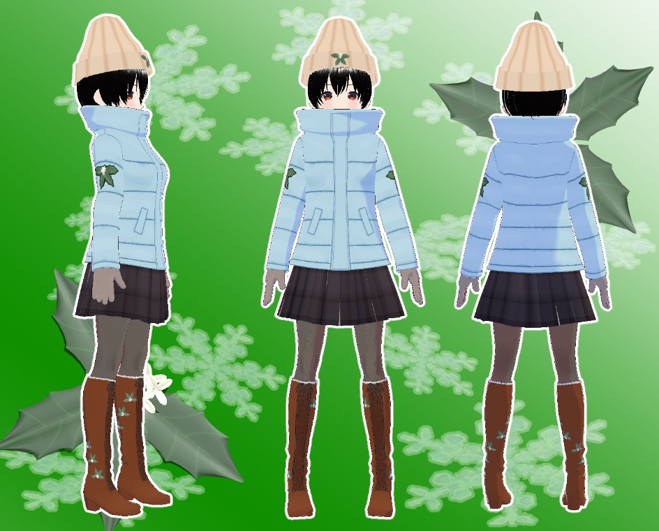 VRoid りまの冬コーデ 柊