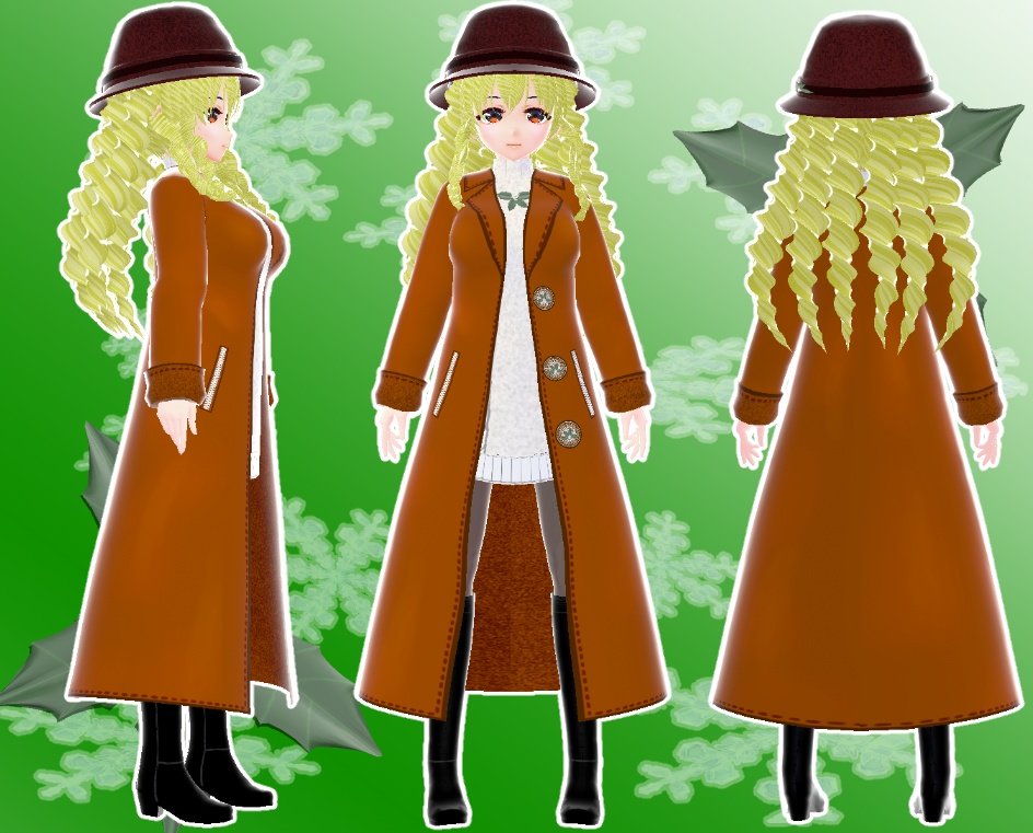 VRoid りなの冬コーデ 柊