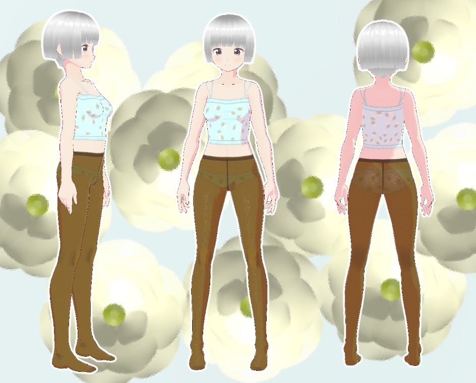 VRoid 下着セット 蝋梅