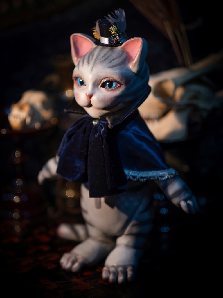 創作人形「猫支配人」