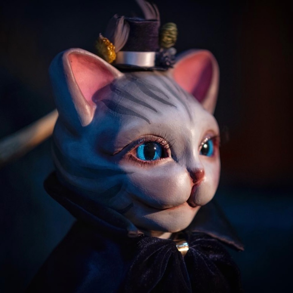 創作人形「猫支配人」