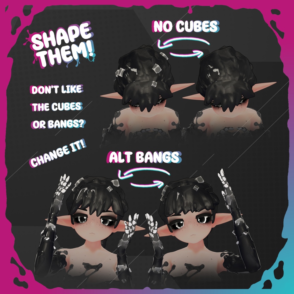 Shoggoth - Ponytail Hairstyle
