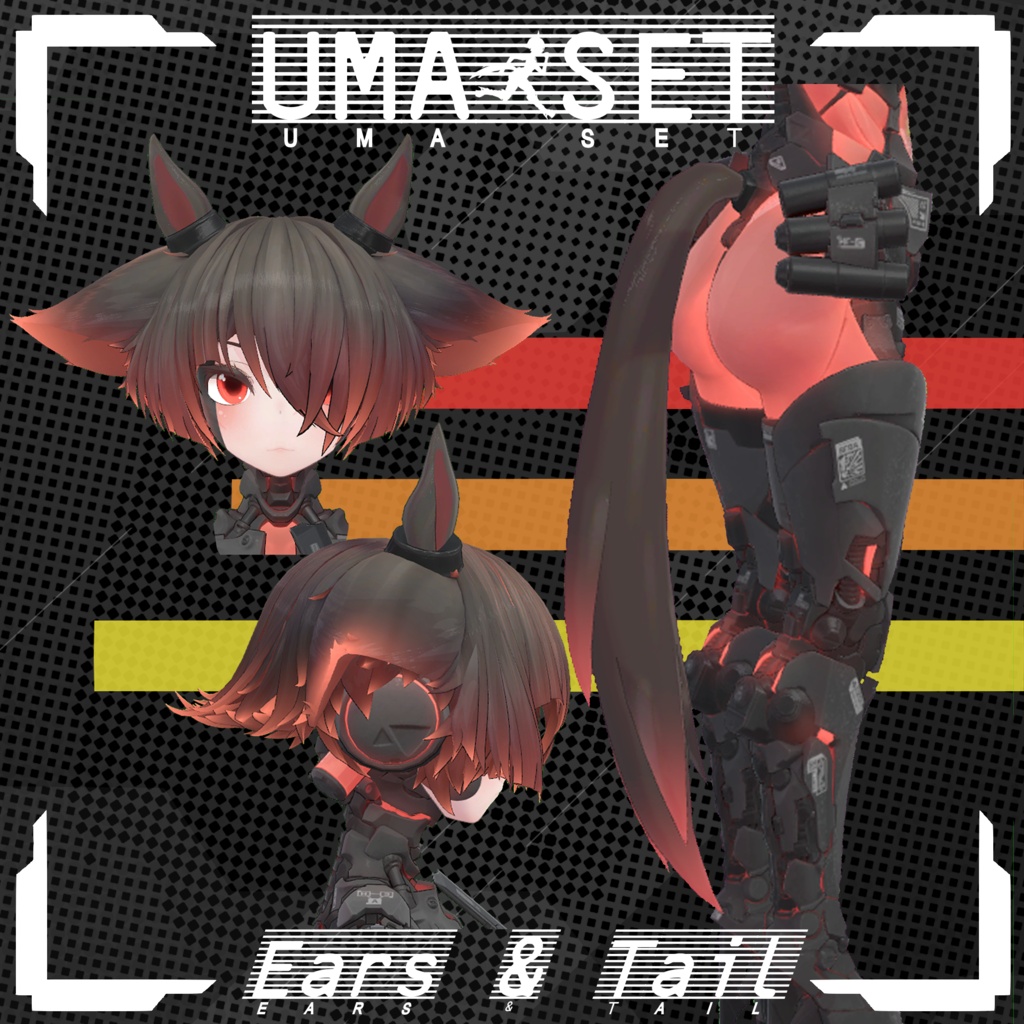 BAN - Uma Set (Horse Ears & Tail)