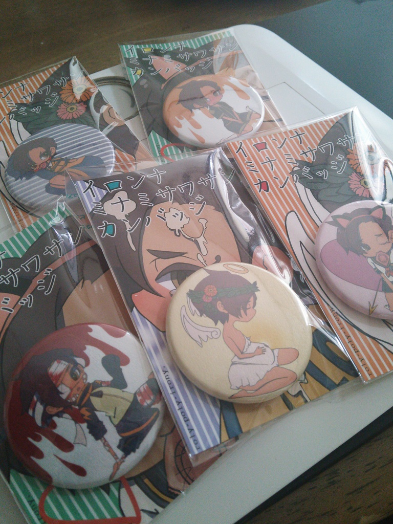 南沢さん缶バッジ