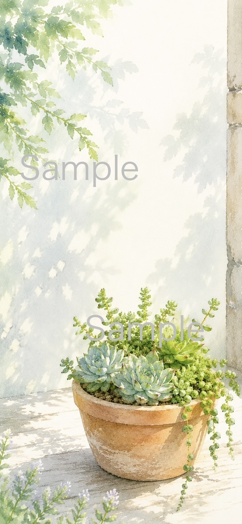 Little Amrita Garden01     Mobile Wallpaper スマホ用壁紙