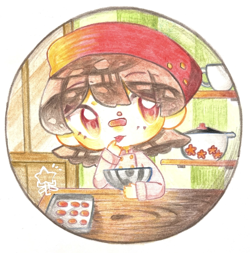 原画【お菓子作り】