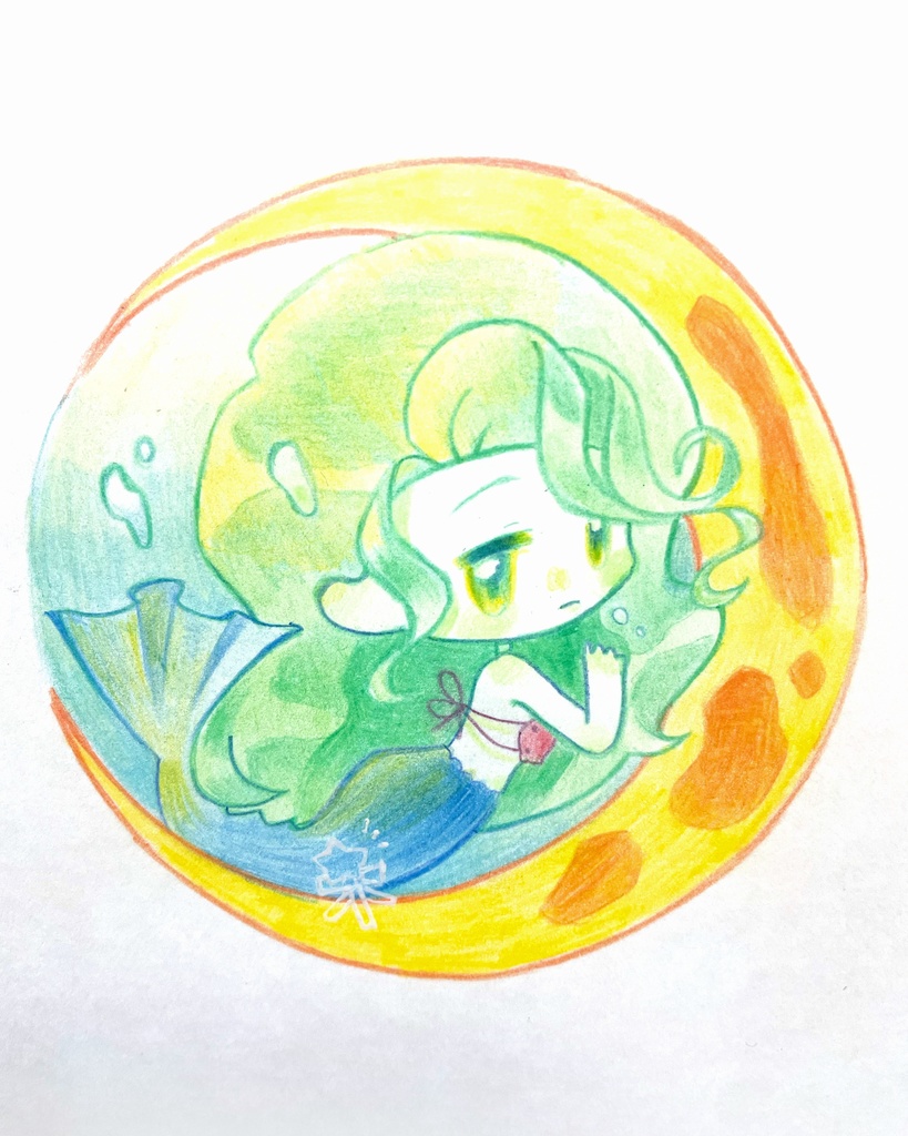 月下のマーメイド