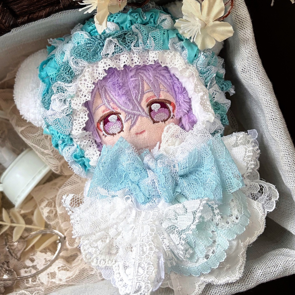 空月の調べ、レースぬい服|ちびぐるみ|着ぐるみ|マスコット|いつぬい