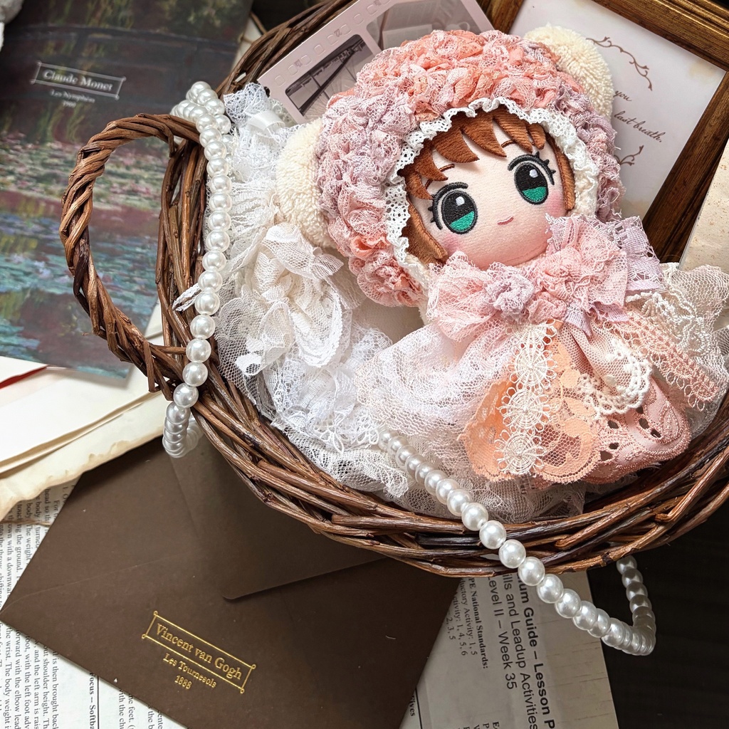 紅月の彩陽、レースぬい服|ちびぐるみ|着ぐるみ|マスコット|いつぬい